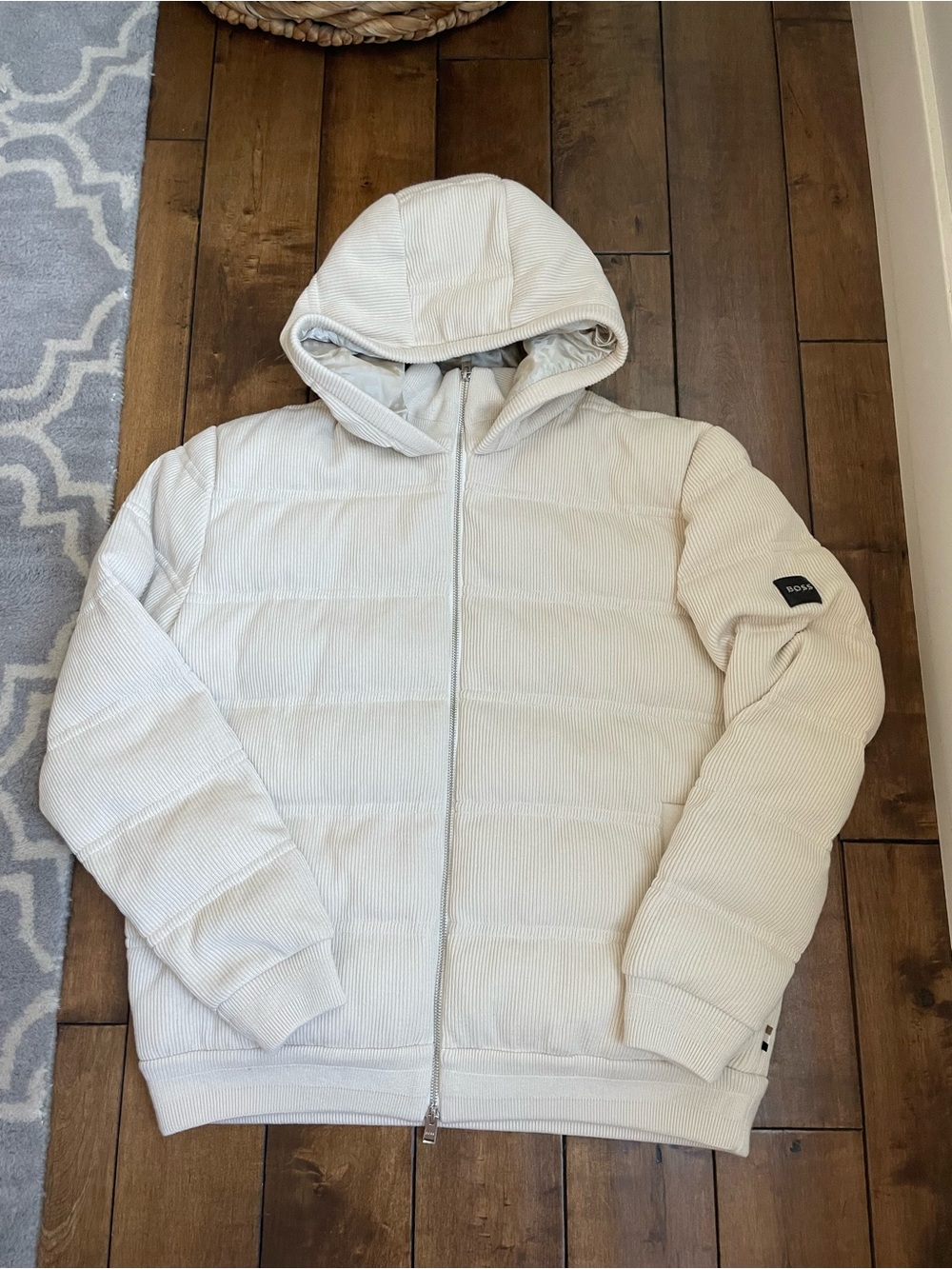 NWT Hugo Boss Cream Colour Corduroy Size M Men’s Jacket